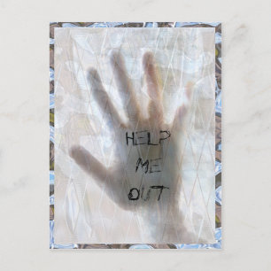 Cartão Postal Cartão-postal personalizável para me ajudar