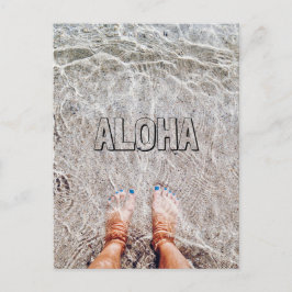 CARTÃO POSTAL CARTÃO-POSTAL PÉS NO OCEANO