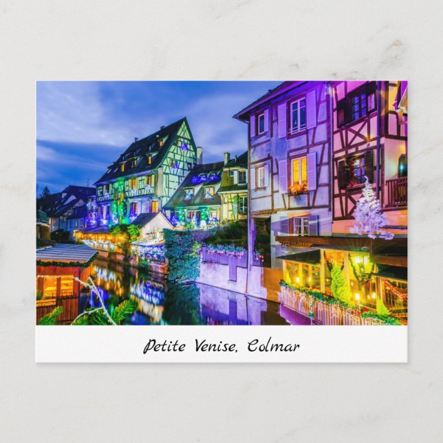 Cartão Postal Cartão-postal, Petite Venise em Colmar (Frente)