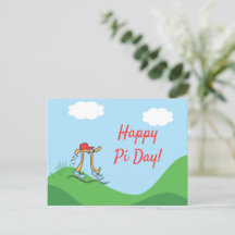 Cartão-postal Pi Feliz