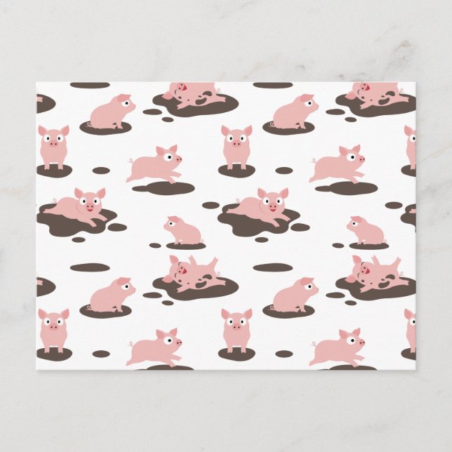 Cartão Postal Cartão-postal Piglets (Frente)