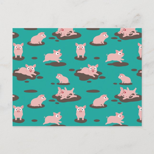 Cartão Postal Cartão-postal Piglets (Frente)