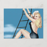 Cartão-postal Pin-Up