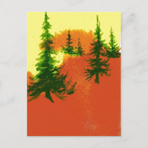 Cartão Postal Cartão-postal "Pines in the Ridge #3"