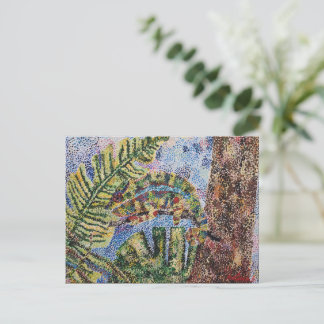 Cartão Postal Cartão-postal Pintado da Floresta Tropical
