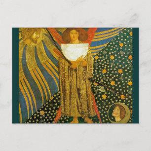 Cartão Postal Cartão-postal: Pintura do Amor de Rossetti