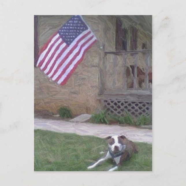 Cartão Postal Cartão-postal Pit Bull/BSL (Frente)