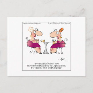 Cartão Postal Cartão-postal PLUMP de abril McCallum