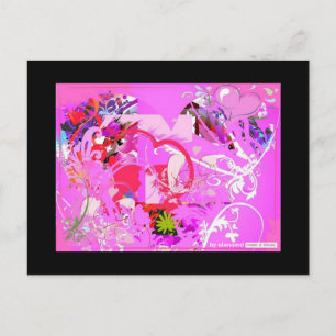 Cartão Postal Cartão-postal pop Love