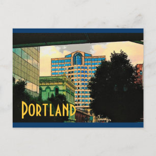 Cartão Postal Cartão-postal Portland (Amarelo)