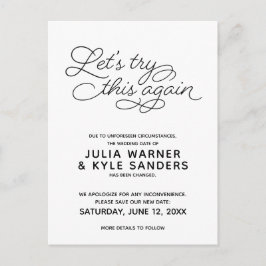 Cartão Postal Cartão-postal Postado De Novo No Casamento Do vamo