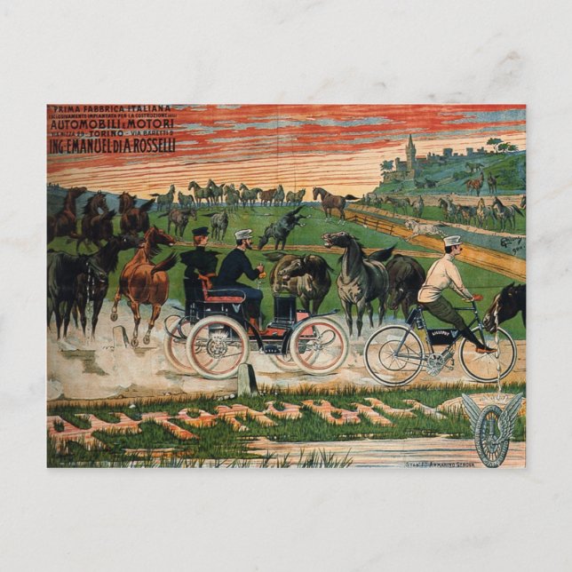 Cartão Postal Cartão-postal Poster retroativo (Frente)