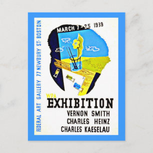 Cartão Postal Cartão-postal - Posters WPA de Boston-20