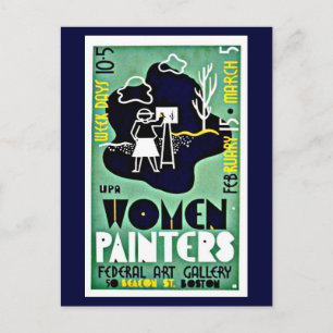 Cartão Postal Cartão-postal - Posters WPA de Boston-4