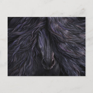 Cartão Postal Cartão-postal preto-mágico