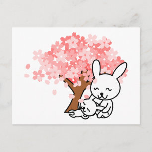 Cartão Postal Cartão-postal primavera Bunnies