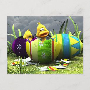 Cartão Postal Cartão-postal primavera Hatching