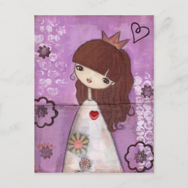 Cartão Postal Cartão-postal princesa (Frente)
