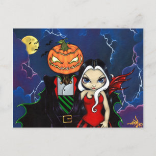 Cartão Postal Cartão-postal "Pumpkin King's Night Out"