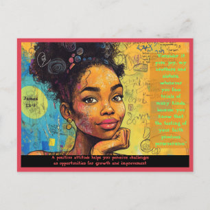 Cartão Postal Cartão-postal que empodera a fé