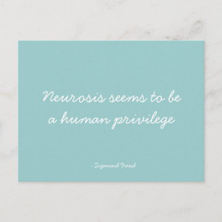 Cartão Postal Cartão-postal Quotável - Neurose
