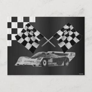 Cartão Postal Cartão-postal Race Car