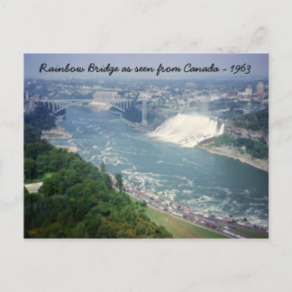 Cartão Postal Cartão-postal Rainbow Bridge do Canadá