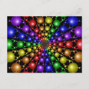 Cartão Postal Cartão-postal Rainbow de Newton