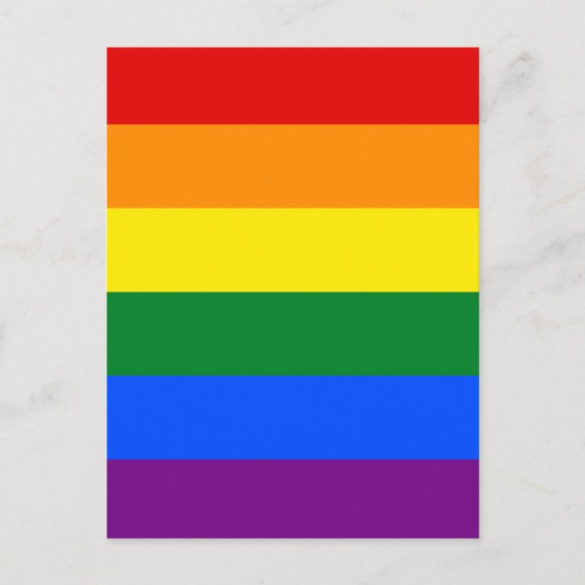 Cartão Postal Cartão-postal Rainbow Pride (Frente)