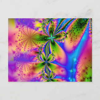 Cartão Postal Cartão-postal Rainbow Sparkles
