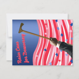 Cartão Postal Cartão-postal Raise Cane Democracy