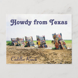 Cartão Postal Cartão-postal Ranch de cadillac