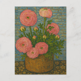 Cartão Postal Cartão-postal Ranunculus