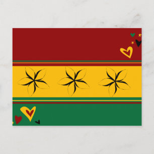 Cartão Postal Cartão-postal Rasta