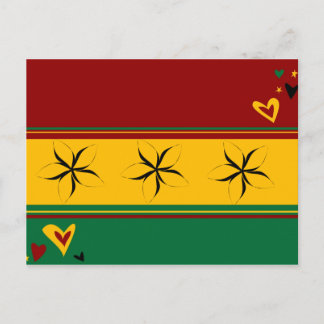 Cartão Postal Cartão-postal Rasta