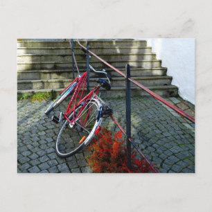 Cartão Postal Cartão-postal Red Bike