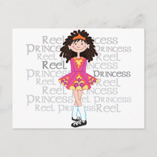Cartão Postal Cartão-postal Reel Brunette