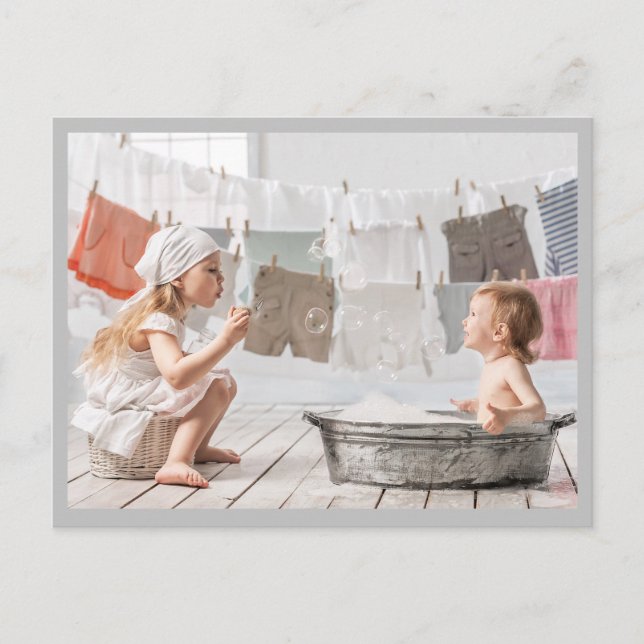 Cartão Postal Cartão-postal - Reprodução de Criança (Frente)