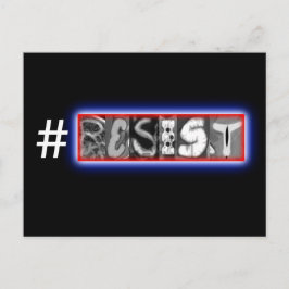 Cartão Postal Cartão-postal #RESIST — JULY TREVOR