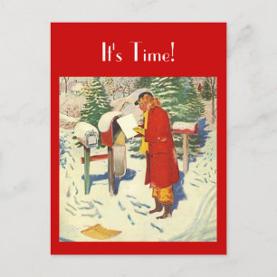 Cartão Postal Cartão-Postal Retroativo O PC Lembrete Do Compromi