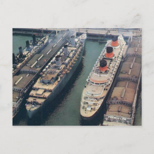 Cartão Postal Cartão-postal RMS Queen Mary