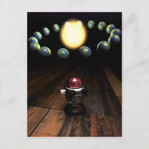 Cartão Postal Cartão-postal Robô