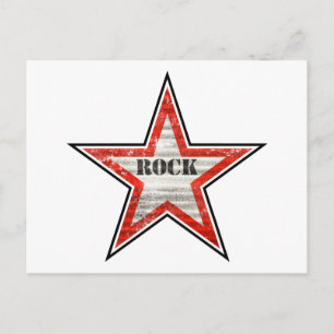 Cartão Postal Cartão-postal Rockstar (fundo branco)