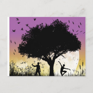 Cartão Postal Cartão-postal romântico