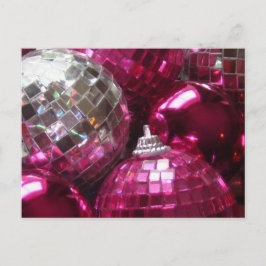 Cartão Postal Cartão-postal Rosa Baubles