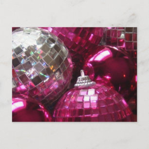 Cartão Postal Cartão-postal Rosa Baubles