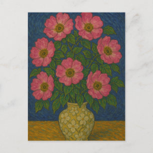 Cartão Postal Cartão-postal Rosa selvagem