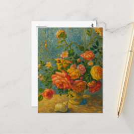 Cartão Postal Cartão-postal rosas