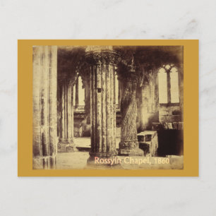 Cartão Postal Cartão-postal Rosslyn Chapel 1860