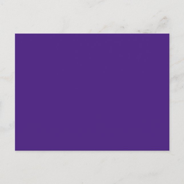 Cartão Postal Cartão-postal Roxo Monstro (Frente)